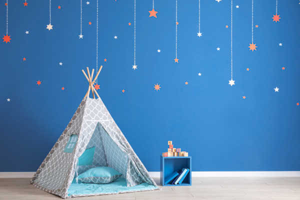 chambre enfant avec tipi